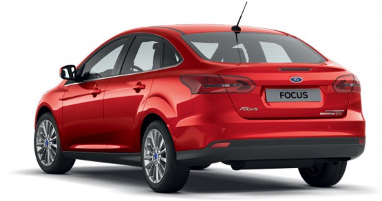 Nuevo Focus Sedán Rojo Bari