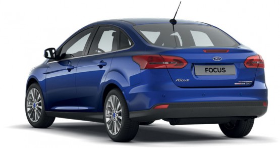 Nuevo Focus Sedán Azul Aurora